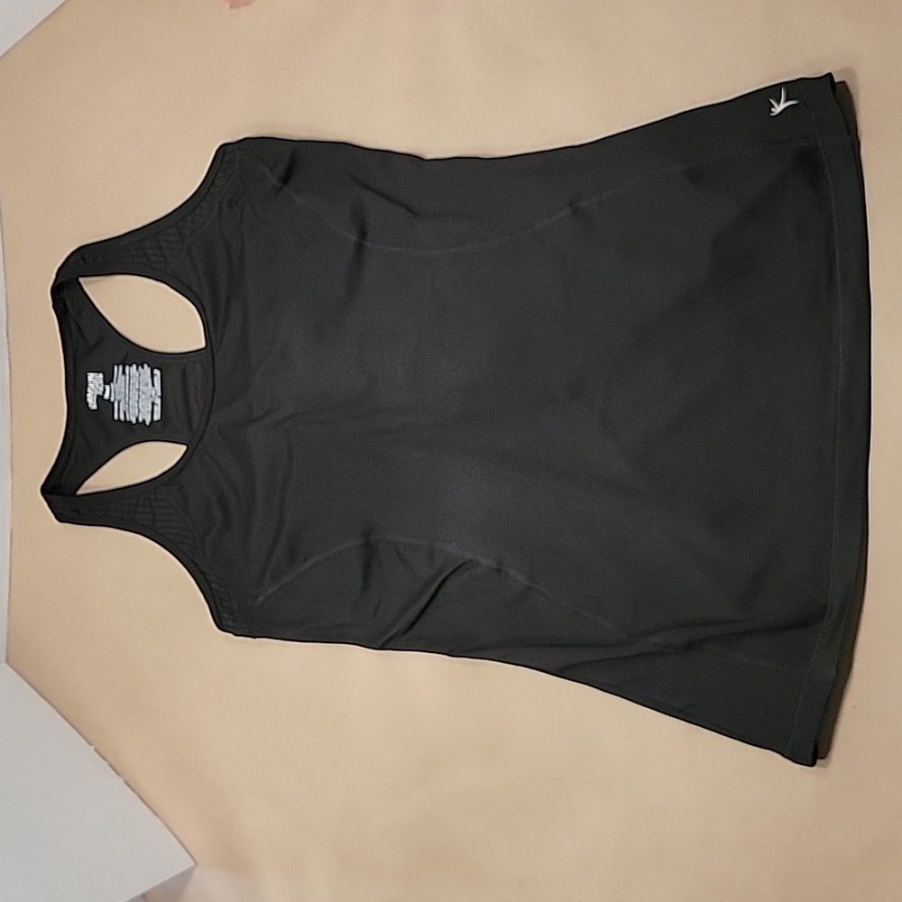 Danskin Now Tank Top Black Athletic Sleeveless Fitted, Size S (4-6), NWOT